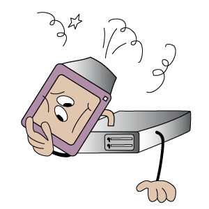 computer cartoon