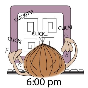computer cartoon